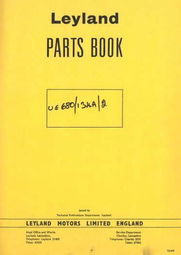 Leyland 680 Engine Spare Parts