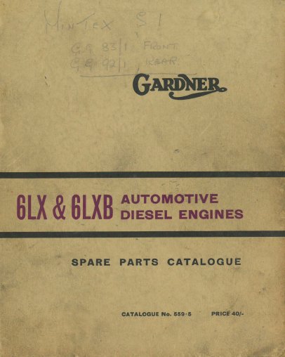 Gardner 6LX and 6LXB Spare Parts