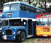 97TVX in allover blue livery with Drivesafe
