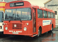 AFB590V in NBC red livery