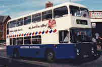 AFJ698T in Badgers and Flags livery