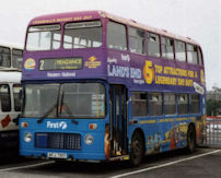 AFJ751T in allover advertising livery for Lands End