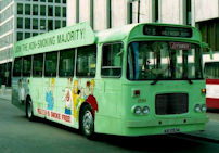 AXI2534 in advertising livery for Smoke Free Zone