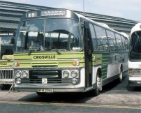 BFM294L in Crosville stripey coach livery