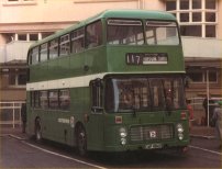 EAP984V in NBC green livery