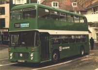 EAP985V in NBC green livery