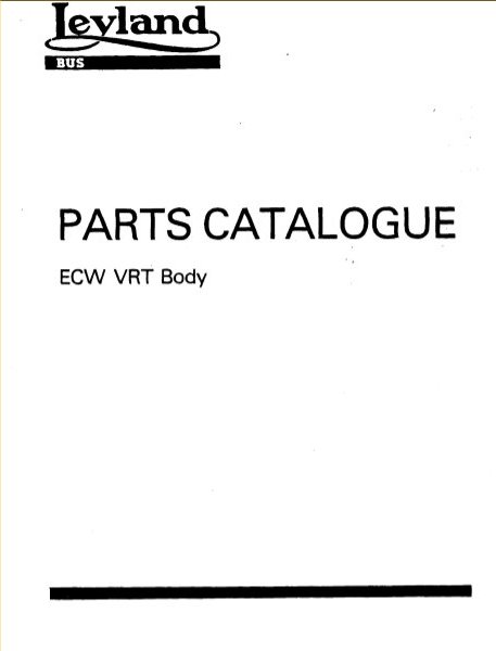 ECW VR Body Parts Manual
