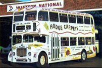 EDV514D in allover advertising livery for Hodge Carpets