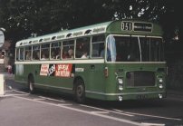 EHU373K in NBC green livery with Badgerline vinyls