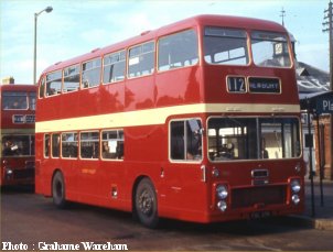 FBL117K in Alder Valley bus livery