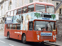 FDV818V in Torbay advertising livery