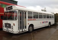GCL349N restored in NBC white coach livery