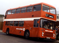 GEL683V in NBC red livery