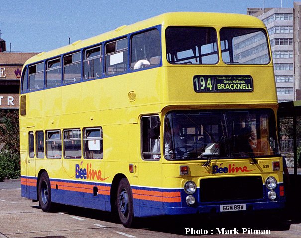 GGM89W in First Bee Line livery