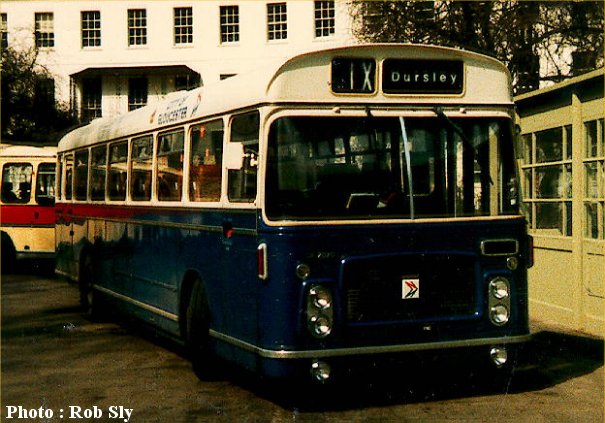GHY132K in NBC blue and white dual purpose livery