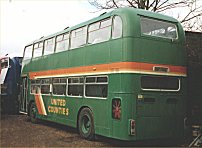 GRP794L rear view in United Counties livery