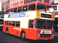 GUD751N in base advertising livery