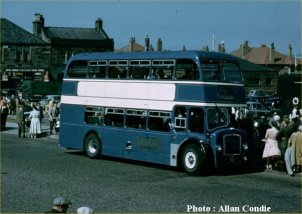 GWG986 in Alexander & Sons livery