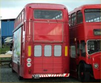 Rear view of HHW459D with Publibus