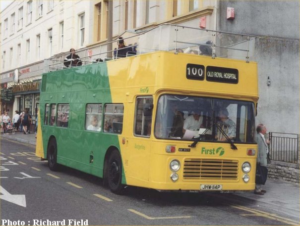 JHW114P in First Badgerline livery