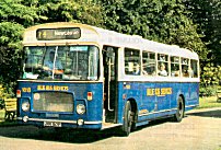 JMW167P in Blue Bus Services livery