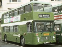 JWV273W in NBC green livery