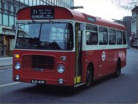 KJD417P in LT red and white livery