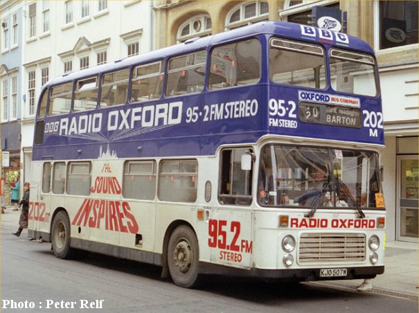 KJO507W in Radio Oxford adveritising livery