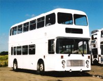 KRU843W in allover white livery with Rennie