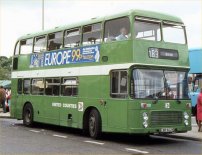 LBD923V in NBC green livery