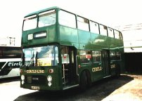 LHT726P in allover green Circle Line livery