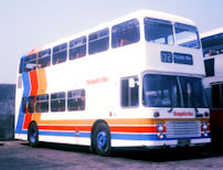 NEL119P in Stagecoach livery with Hampshire Bus names