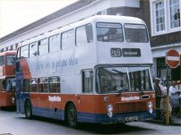 NEL120P in Hampshire Bus coach livery