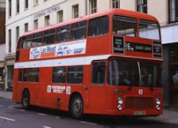 NHU671R in NBC red livery