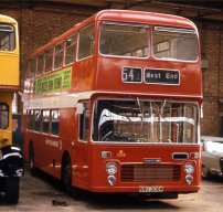 NRU308M in NBC red livery