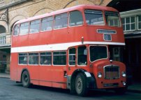NWU265D in NBC red with York-West Yorkshire fleetnames