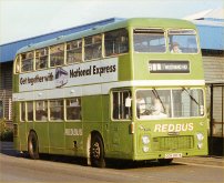 OCK997K in NBC green with Red Bus fleetnames