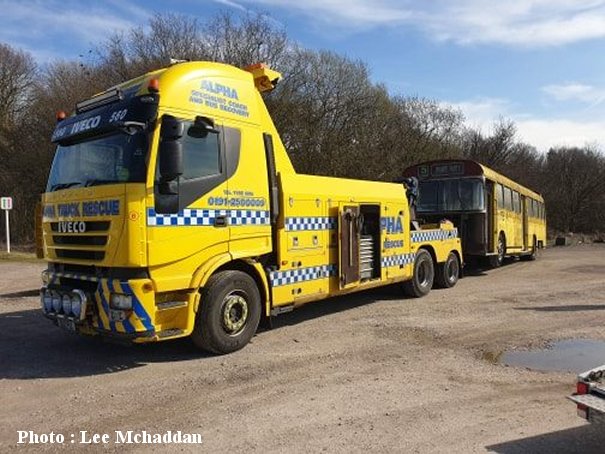 OEF74K under tow in 2019