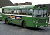 OFB968R in NBC green livery