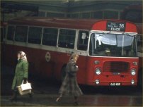 OJD48R in London Transport red and white livery