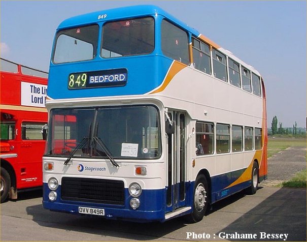 OVV849R in Stagecoach Rolling Ball livery