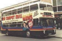 RAH260W in allover advertising livery for The Carpet Mill