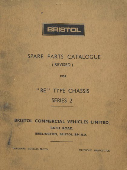 RE Spares Parts manual