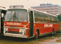 SBD221M in Luton & District livery