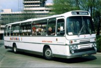 SBD223M in National white coach livery