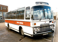SFJ112R in Devon General coach livery