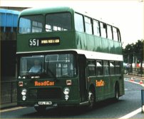 SVL177W in NBC green livery with Road Car fleetnames