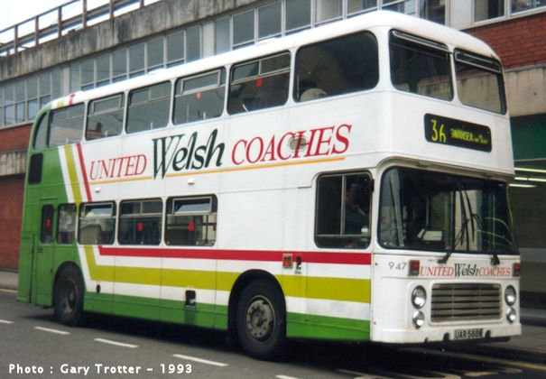 UAR588W in United Welsh livery