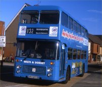 URU691S in allover advertising livery for National Travelworld