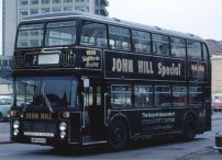 URU691S in allover advertising livery for John Hill